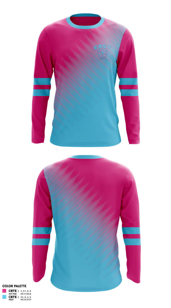 Long Sleeve Performance Shirt, KSG East Region, Ice Hockey, Teamtime, Team time, sublimation, custom sports apparel, team uniforms, spirit wear, spiritwear, sports uniforms, custom shirts, team store, custom team store, fundraiser sports, apparel fundraiser