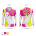 Bayside Bananas Women's Long Sleeve V-neck Shirt - 1