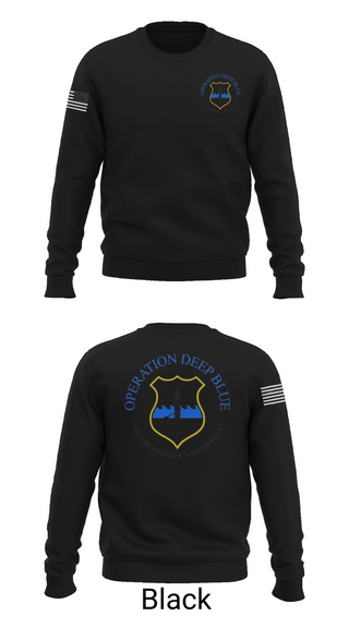 Crew Neck Sweatshirt, Operation Deep Blue, , Teamtime, Team time, sublimation, custom sports apparel, team uniforms, spirit wear, spiritwear, sports uniforms, custom shirts, team store, custom team store, fundraiser sports, apparel fundraiser