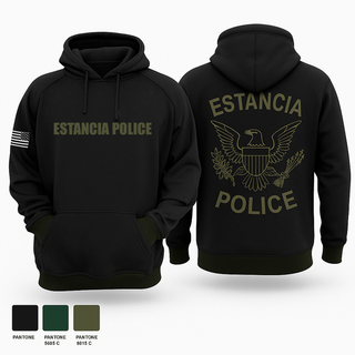 Hoodie, Estancia Police, Police, Teamtime, Team time, sublimation, custom sports apparel, team uniforms, spirit wear, spiritwear, sports uniforms, custom shirts, team store, custom team store, fundraiser sports, apparel fundraiser