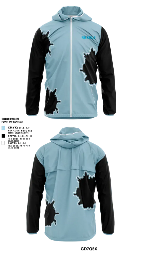 Windbreaker, Rebels, Softball, Teamtime, Team time, sublimation, custom sports apparel, team uniforms, spirit wear, spiritwear, sports uniforms, custom shirts, team store, custom team store, fundraiser sports, apparel fundraiser