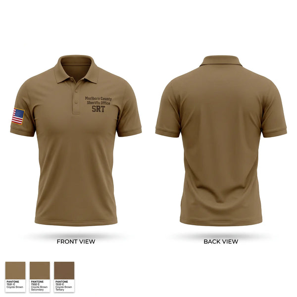 Short Sleeve Performance Polo, Marlboro County Sheriff's Office SRT, Police, Teamtime, Team time, sublimation, custom sports apparel, team uniforms, spirit wear, spiritwear, sports uniforms, custom shirts, team store, custom team store, fundraiser sports, apparel fundraiser