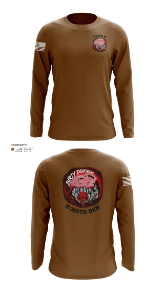 Long Sleeve Performance Shirt, Dirty Dozen, , Teamtime, Team time, sublimation, custom sports apparel, team uniforms, spirit wear, spiritwear, sports uniforms, custom shirts, team store, custom team store, fundraiser sports, apparel fundraiser