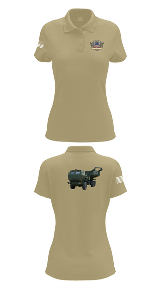 Womens Short Sleeve Performance Polo, 182nd Field Artillery, Army, Teamtime, Team time, sublimation, custom sports apparel, team uniforms, spirit wear, spiritwear, sports uniforms, custom shirts, team store, custom team store, fundraiser sports, apparel fundraiser