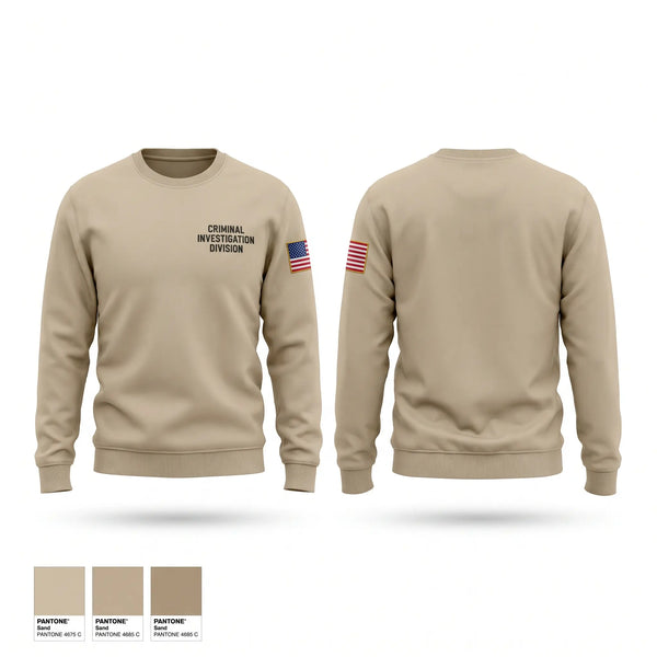 Crew Neck Sweatshirt, Criminal Investigation Division, Police, Teamtime, Team time, sublimation, custom sports apparel, team uniforms, spirit wear, spiritwear, sports uniforms, custom shirts, team store, custom team store, fundraiser sports, apparel fundraiser