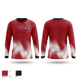 Long Sleeve Performance Shirt, Redskins, Softball, Teamtime, Team time, sublimation, custom sports apparel, team uniforms, spirit wear, spiritwear, sports uniforms, custom shirts, team store, custom team store, fundraiser sports, apparel fundraiser