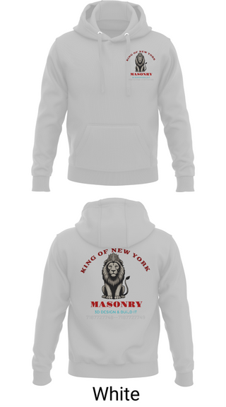 Hoodie, King of New York masonry, , Teamtime, Team time, sublimation, custom sports apparel, team uniforms, spirit wear, spiritwear, sports uniforms, custom shirts, team store, custom team store, fundraiser sports, apparel fundraiser