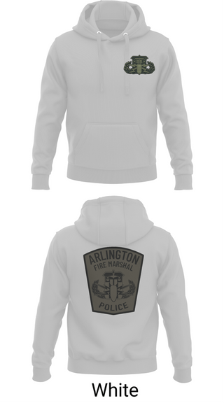 Hoodie, Arlington County Bomb Squad, Fire Department, Teamtime, Team time, sublimation, custom sports apparel, team uniforms, spirit wear, spiritwear, sports uniforms, custom shirts, team store, custom team store, fundraiser sports, apparel fundraiser
