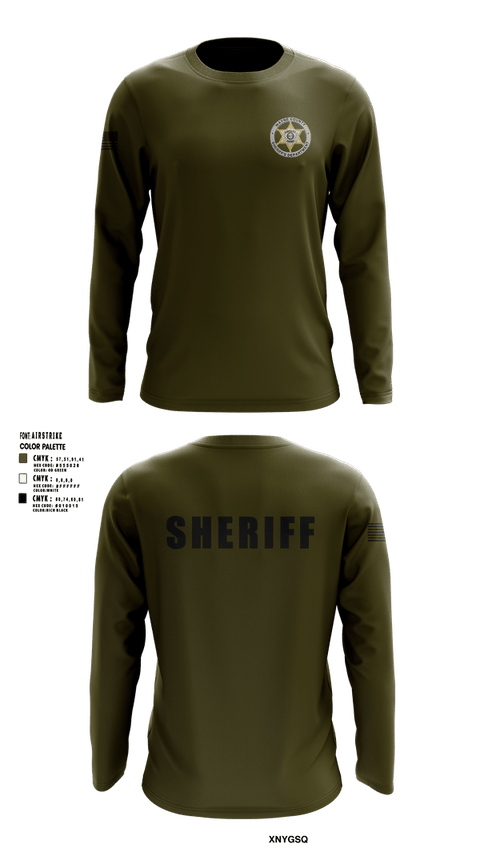 Long Sleeve Performance Shirt, Wayne County Sheriff’s Department, , Teamtime, Team time, sublimation, custom sports apparel, team uniforms, spirit wear, spiritwear, sports uniforms, custom shirts, team store, custom team store, fundraiser sports, apparel fundraiser