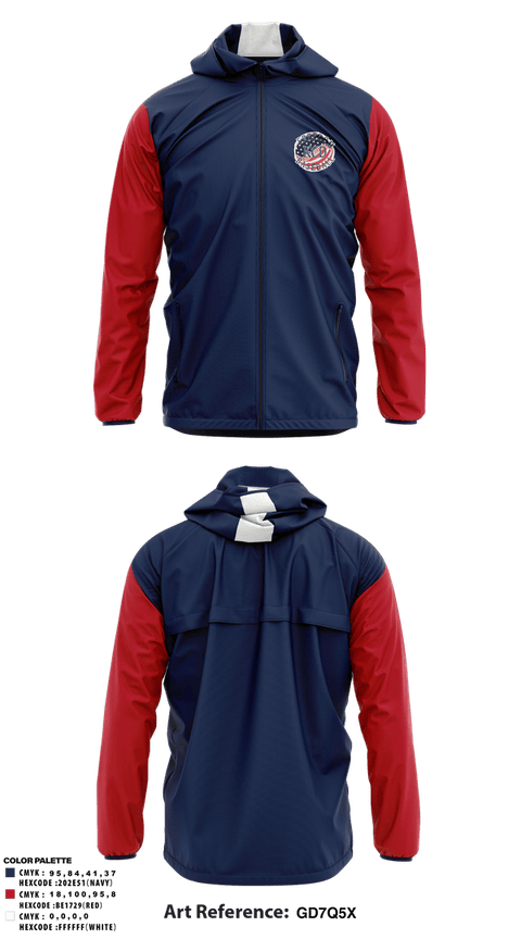 Windbreaker, KCD Freedom, Baseball, Teamtime, Team time, sublimation, custom sports apparel, team uniforms, spirit wear, spiritwear, sports uniforms, custom shirts, team store, custom team store, fundraiser sports, apparel fundraiser