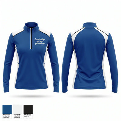 Cambridge springs girls soccer Quarter Zip Jacket - 1