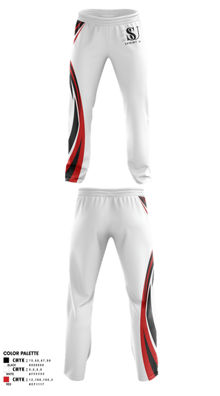 Sweatpants, Sprint U, Track & Field, Teamtime, Team time, sublimation, custom sports apparel, team uniforms, spirit wear, spiritwear, sports uniforms, custom shirts, team store, custom team store, fundraiser sports, apparel fundraiser