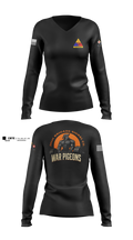 261st War Pigeons Women's Long Sleeve V-neck Shirt - 101