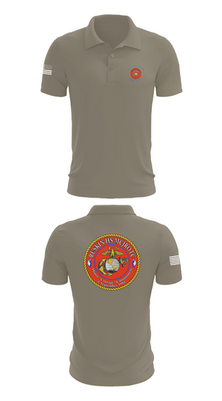 Short Sleeve Performance Polo, Ruskin Highschool MCJROTC drill team, Marines, Teamtime, Team time, sublimation, custom sports apparel, team uniforms, spirit wear, spiritwear, sports uniforms, custom shirts, team store, custom team store, fundraiser sports, apparel fundraiser