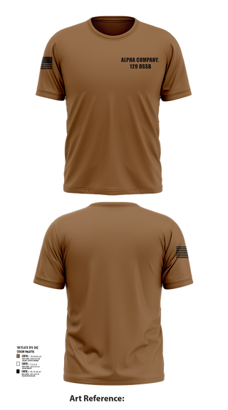 Short Sleeve Performance Shirt, Alpha Company, 129 DSSB, , Teamtime, Team time, sublimation, custom sports apparel, team uniforms, spirit wear, spiritwear, sports uniforms, custom shirts, team store, custom team store, fundraiser sports, apparel fundraiser