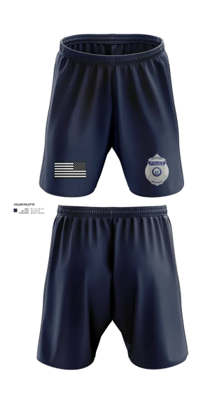 Athletic Shorts With Pockets, Winthrop Police Department, Police, Teamtime, Team time, sublimation, custom sports apparel, team uniforms, spirit wear, spiritwear, sports uniforms, custom shirts, team store, custom team store, fundraiser sports, apparel fundraiser