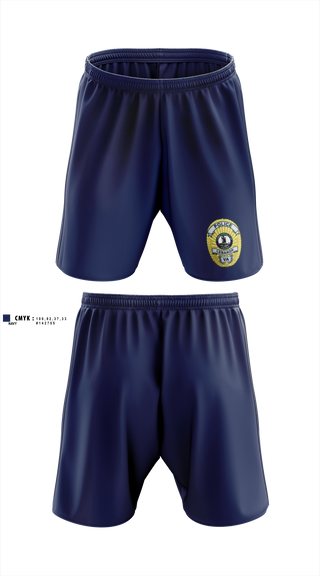Athletic Shorts With Pockets, Lebanon Police Department, Police, Teamtime, Team time, sublimation, custom sports apparel, team uniforms, spirit wear, spiritwear, sports uniforms, custom shirts, team store, custom team store, fundraiser sports, apparel fundraiser