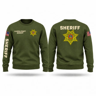 Crew Neck Sweatshirt, Alamosa County Sheriff's Office, Police, Teamtime, Team time, sublimation, custom sports apparel, team uniforms, spirit wear, spiritwear, sports uniforms, custom shirts, team store, custom team store, fundraiser sports, apparel fundraiser