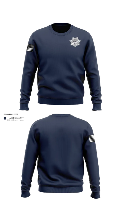 Coalinga Police Department Crew Neck Sweatshirt - 23