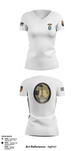 5th Special Forces Group 48922041 Women's Short Sleeve V-neck Shirt - 2