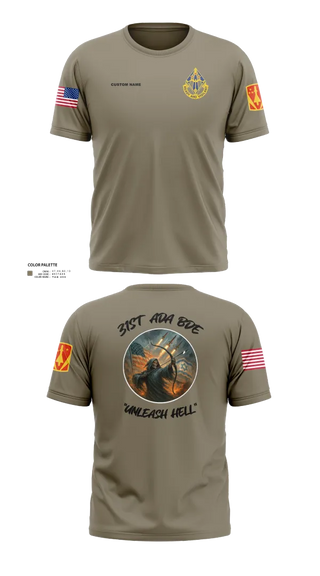 Short Sleeve Performance Shirt, HHB, 31st ADA BDE, , Teamtime, Team time, sublimation, custom sports apparel, team uniforms, spirit wear, spiritwear, sports uniforms, custom shirts, team store, custom team store, fundraiser sports, apparel fundraiser