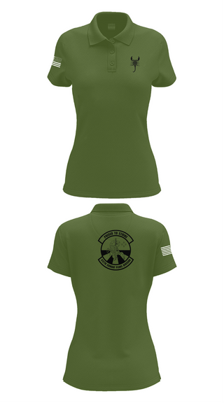 Womens Short Sleeve Performance Polo, 612 Combat Plans Division, , Teamtime, Team time, sublimation, custom sports apparel, team uniforms, spirit wear, spiritwear, sports uniforms, custom shirts, team store, custom team store, fundraiser sports, apparel fundraiser