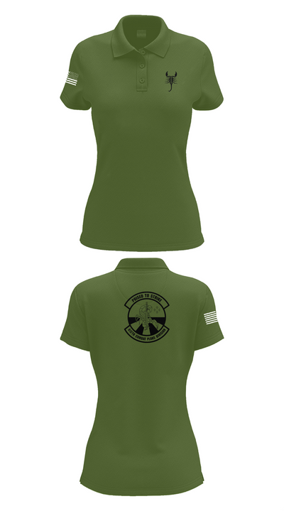 612 Combat Plans Division 33467632 Women's Short Sleeve Performance Polo  - 55