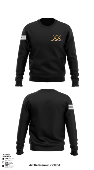 Crew Neck Sweatshirt, 5-20 Infantry, Sniper section, Army, Teamtime, Team time, sublimation, custom sports apparel, team uniforms, spirit wear, spiritwear, sports uniforms, custom shirts, team store, custom team store, fundraiser sports, apparel fundraiser