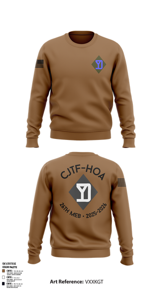 Crew Neck Sweatshirt, 26th MEB, , Teamtime, Team time, sublimation, custom sports apparel, team uniforms, spirit wear, spiritwear, sports uniforms, custom shirts, team store, custom team store, fundraiser sports, apparel fundraiser