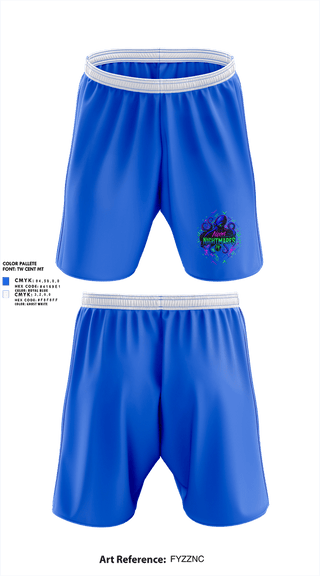 Athletic Shorts With Pockets, Neon Nightmares, Softball, Teamtime, Team time, sublimation, custom sports apparel, team uniforms, spirit wear, spiritwear, sports uniforms, custom shirts, team store, custom team store, fundraiser sports, apparel fundraiser