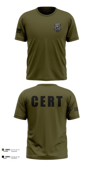 Short Sleeve Performance Shirt, Chester County Prison Emergency Response Team CERT, Police, Teamtime, Team time, sublimation, custom sports apparel, team uniforms, spirit wear, spiritwear, sports uniforms, custom shirts, team store, custom team store, fundraiser sports, apparel fundraiser