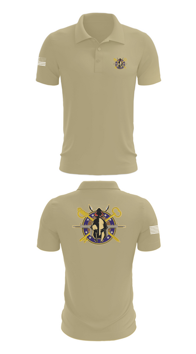 A Company 68th DSSB 4ID 10544228 Short Sleeve Performance Polo - 87