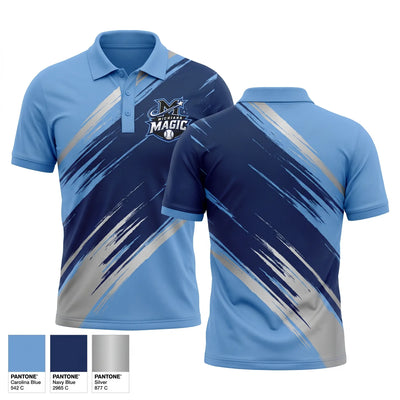 Michiana Magic Baseball Club Short Sleeve Performance Polo - 1