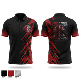 Short Sleeve Performance Polo, Cu blood&moon, E-Sports, Teamtime, Team time, sublimation, custom sports apparel, team uniforms, spirit wear, spiritwear, sports uniforms, custom shirts, team store, custom team store, fundraiser sports, apparel fundraiser