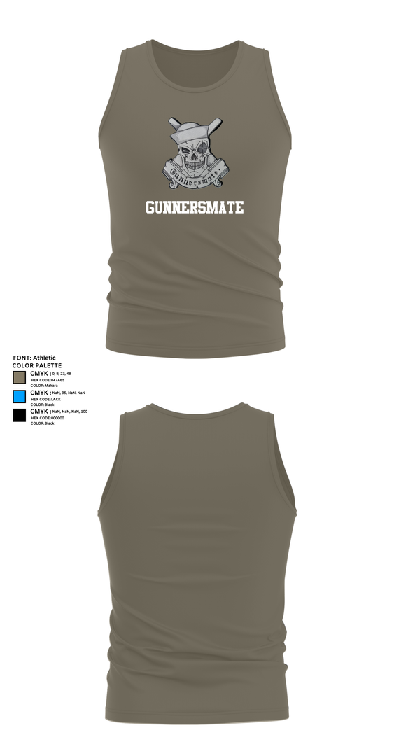 Tank Top, GUNNERSMATE, , Teamtime, Team time, sublimation, custom sports apparel, team uniforms, spirit wear, spiritwear, sports uniforms, custom shirts, team store, custom team store, fundraiser sports, apparel fundraiser