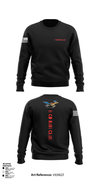 Crew Neck Sweatshirt, Blackfoot Company Run Club, Army, Teamtime, Team time, sublimation, custom sports apparel, team uniforms, spirit wear, spiritwear, sports uniforms, custom shirts, team store, custom team store, fundraiser sports, apparel fundraiser