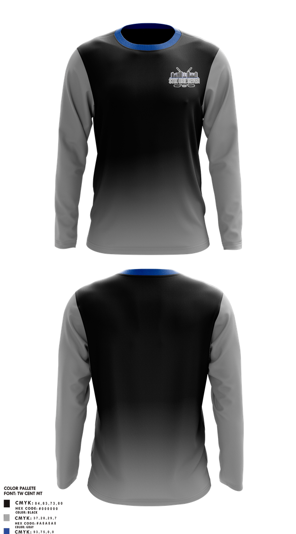 Long Sleeve Performance Shirt, Stix One Seven, Ice Hockey, Teamtime, Team time, sublimation, custom sports apparel, team uniforms, spirit wear, spiritwear, sports uniforms, custom shirts, team store, custom team store, fundraiser sports, apparel fundraiser