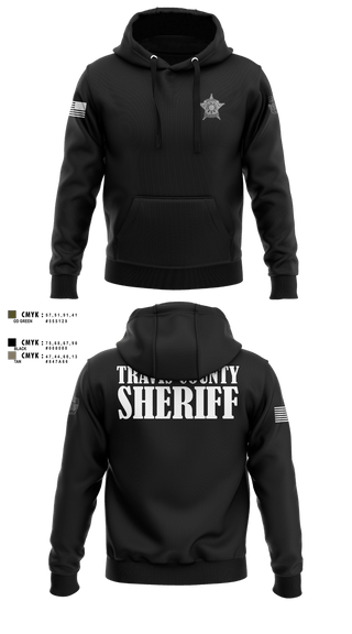 Hoodie, Travis County Sheriff, Police, Teamtime, Team time, sublimation, custom sports apparel, team uniforms, spirit wear, spiritwear, sports uniforms, custom shirts, team store, custom team store, fundraiser sports, apparel fundraiser