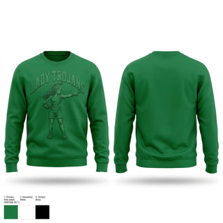 Crew Neck Sweatshirt, Lady Trojans, Women's Basketball, Teamtime, Team time, sublimation, custom sports apparel, team uniforms, spirit wear, spiritwear, sports uniforms, custom shirts, team store, custom team store, fundraiser sports, apparel fundraiser