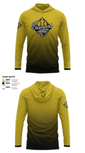Diamond Daisies Long Sleeve Performance Shirt with hood - 2