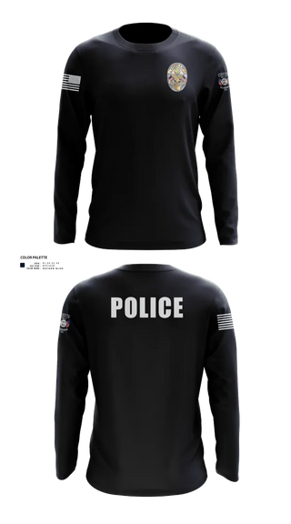 Long Sleeve Performance Shirt, Miami Police Department, , Teamtime, Team time, sublimation, custom sports apparel, team uniforms, spirit wear, spiritwear, sports uniforms, custom shirts, team store, custom team store, fundraiser sports, apparel fundraiser