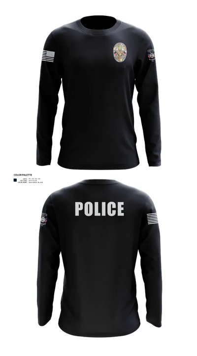Miami Police Department 44557573 Long Sleeve Performance Shirt 10