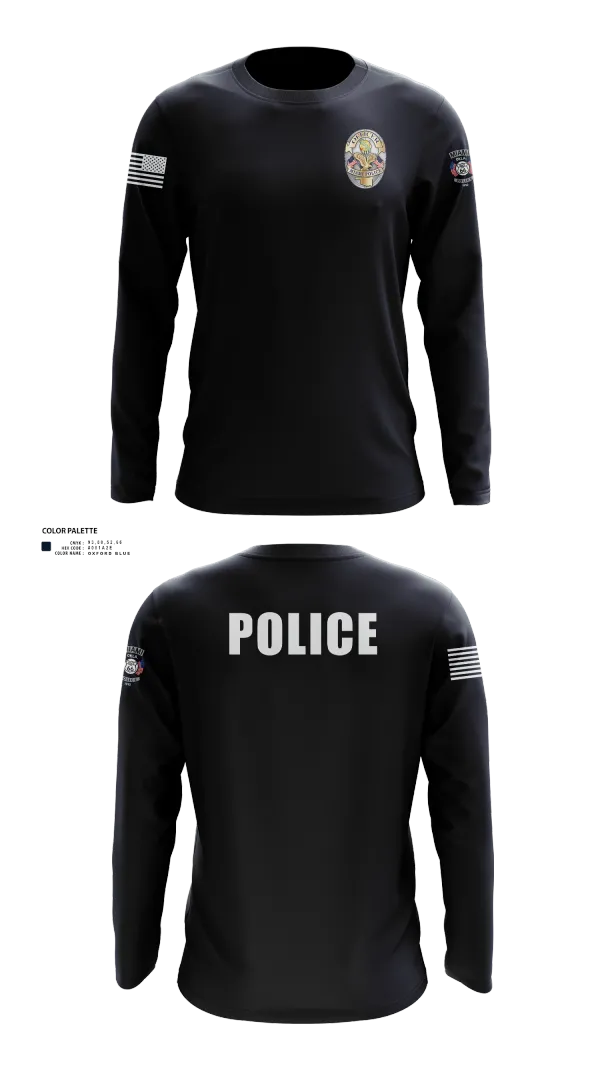 Long Sleeve Performance Shirt, Miami Police Department, , Teamtime, Team time, sublimation, custom sports apparel, team uniforms, spirit wear, spiritwear, sports uniforms, custom shirts, team store, custom team store, fundraiser sports, apparel fundraiser
