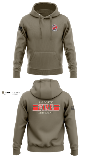 Hoodie, La Porte, Fire Department, Teamtime, Team time, sublimation, custom sports apparel, team uniforms, spirit wear, spiritwear, sports uniforms, custom shirts, team store, custom team store, fundraiser sports, apparel fundraiser