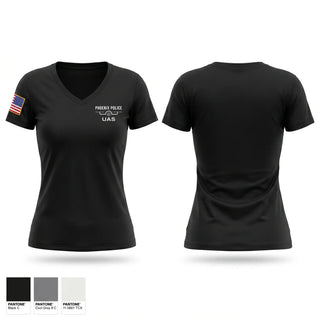 Womens Short Sleeve Vneck Shirt, N51, Police, Teamtime, Team time, sublimation, custom sports apparel, team uniforms, spirit wear, spiritwear, sports uniforms, custom shirts, team store, custom team store, fundraiser sports, apparel fundraiser