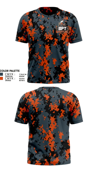 BPT Wrestling 50112893 Short Sleeve Performance Shirt - 3