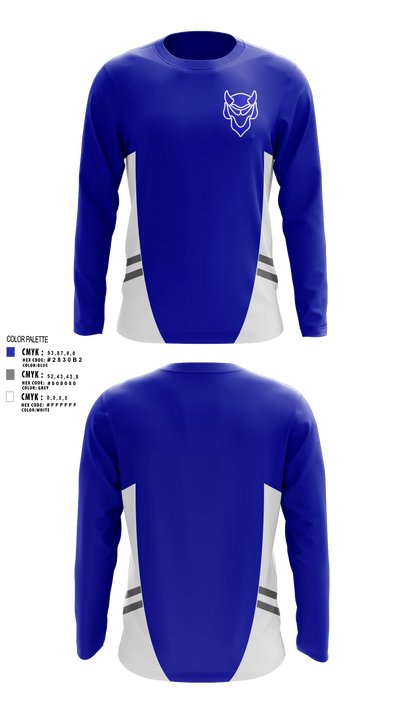 Blue Devils Long Sleeve Performance Shirt 3