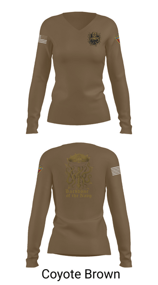Womens Long Sleeve Vneck Shirt, NAS Patuxent River, , Teamtime, Team time, sublimation, custom sports apparel, team uniforms, spirit wear, spiritwear, sports uniforms, custom shirts, team store, custom team store, fundraiser sports, apparel fundraiser
