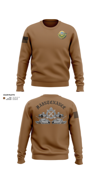 Crew Neck Sweatshirt, 548th DSSB C co, Army, Teamtime, Team time, sublimation, custom sports apparel, team uniforms, spirit wear, spiritwear, sports uniforms, custom shirts, team store, custom team store, fundraiser sports, apparel fundraiser