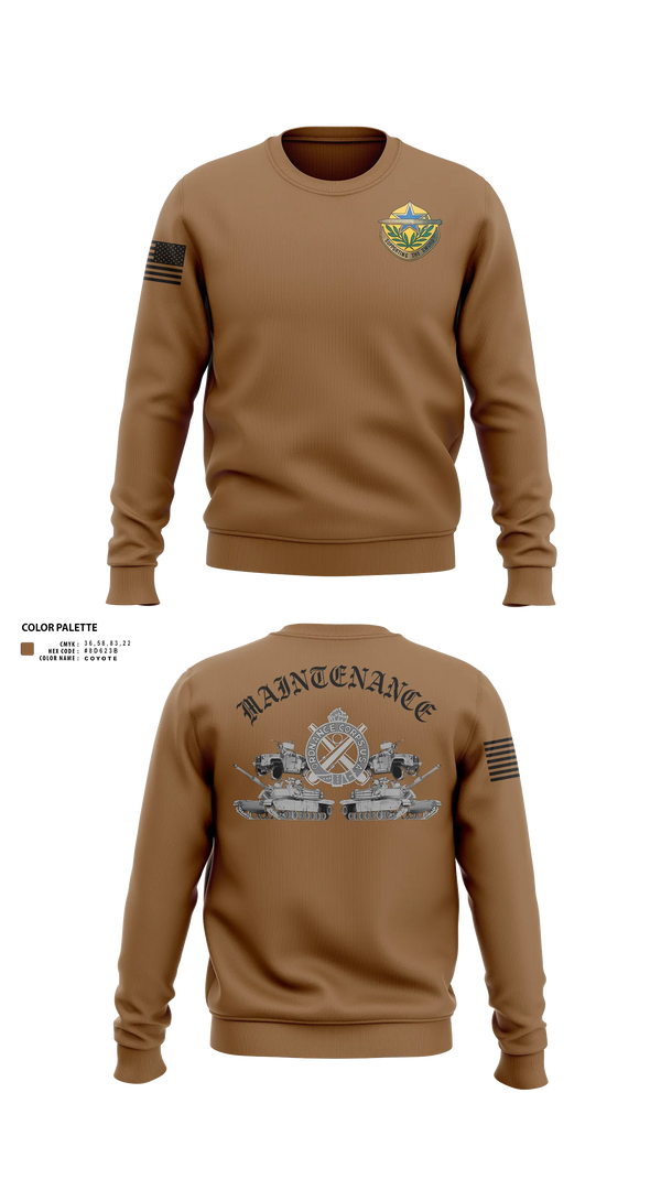 Crew Neck Sweatshirt, 548th DSSB C co, Army, Teamtime, Team time, sublimation, custom sports apparel, team uniforms, spirit wear, spiritwear, sports uniforms, custom shirts, team store, custom team store, fundraiser sports, apparel fundraiser